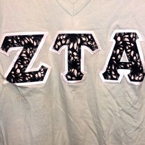 ZTA letter shirt like new